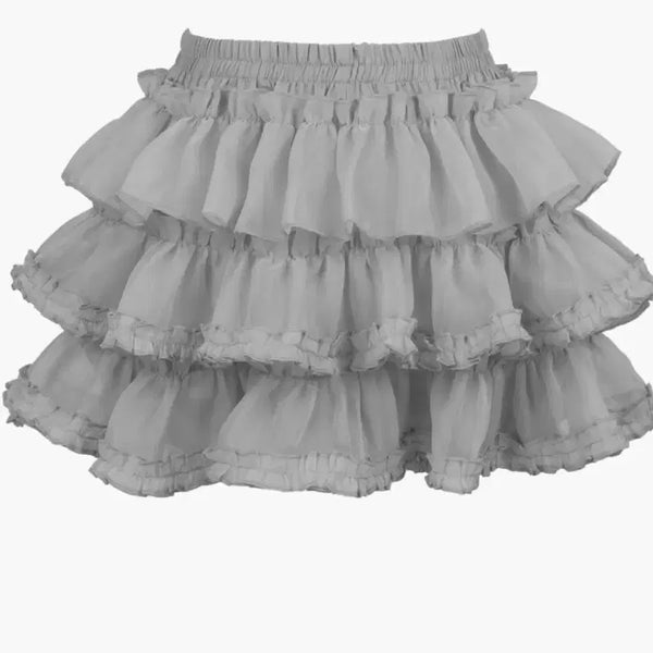[BUNJANG] Ruffneck Tutu Pants Skirt Gray / 러프넥 튜튜 팬츠 스커트 그레이