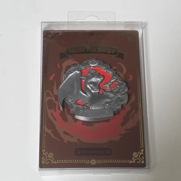 [BUNJANG] Pokemon Eternal Antique Metal Pin Badge Charizard / 포켓몬 ETERNAL ANTIQUE METAL 핀뱃지 리자몽