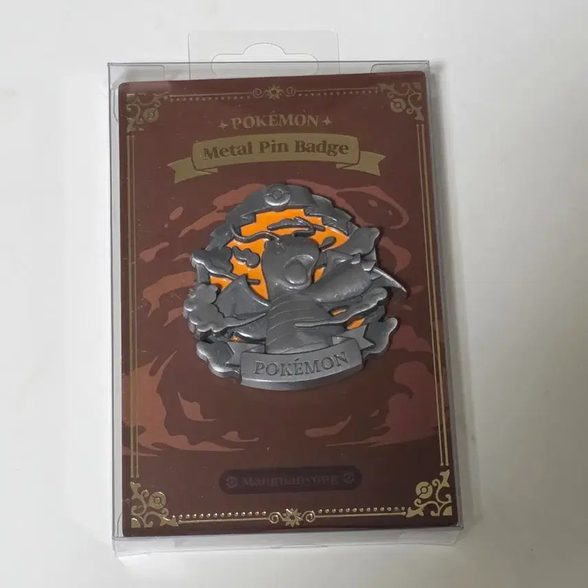 [BUNJANG] Pokemon Eternal Antique Metal Pin Badge Dragonite / 포켓몬 ETERNAL ANTIQUE METAL 핀뱃지 망나뇽