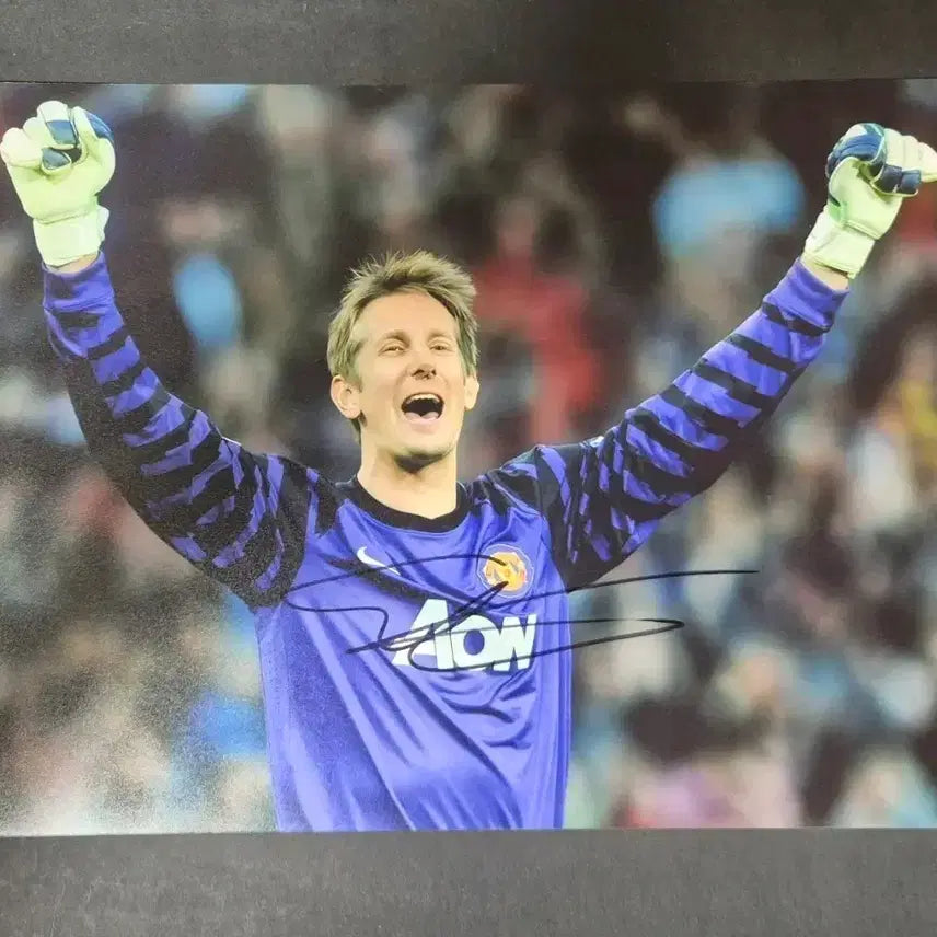 [BUNJANG] Edwin van der Sar Signed A4 Photo / 반데르사르 싸인포토 a4