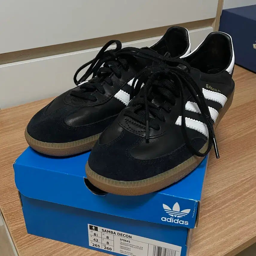 [BUNJANG] Adidas Samba Decon Black White 265 / 아디다스 삼바 데콘 검흰 265