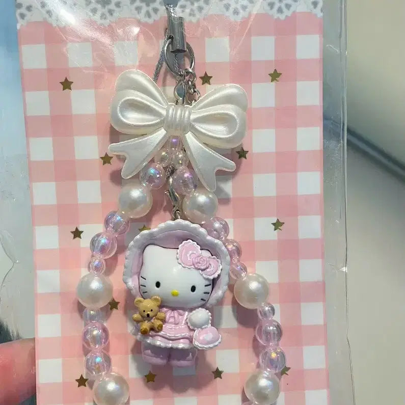 [BUNJANG] Novara Lolita Kitty Strap Keychain / 정품) 노바라 로리타 키티 스트랩 키링 키홀더 미사용 새제품 정품확인완료