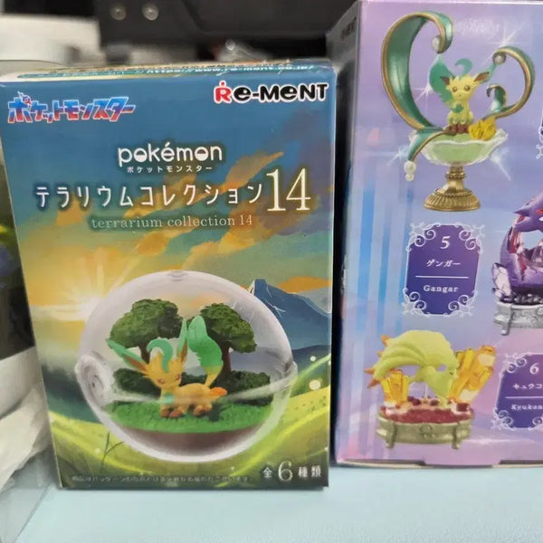 [BUNJANG] Pokemon Terrarium Gemstone Collection Set Figure / 포켓몬 리멘트 리피아 테라리움, 젬스톤 컬렉션 2종 일괄 가챠 피규어