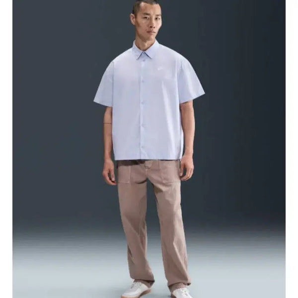[BUNJANG] Nike Club Short-Sleeve Button-Down Shirt / Nike  나이키 클럽 반소매 버튼다운 셔츠 남방
