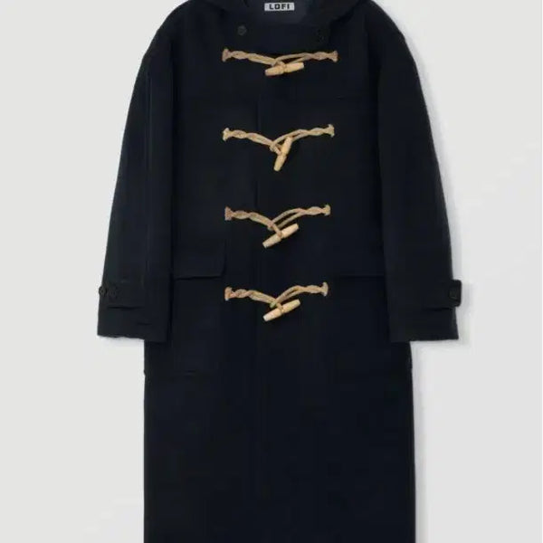[BUNJANG] LOFI Duffle Coat Navy Size L / 급매 - 로파이 더플코트 L사이즈