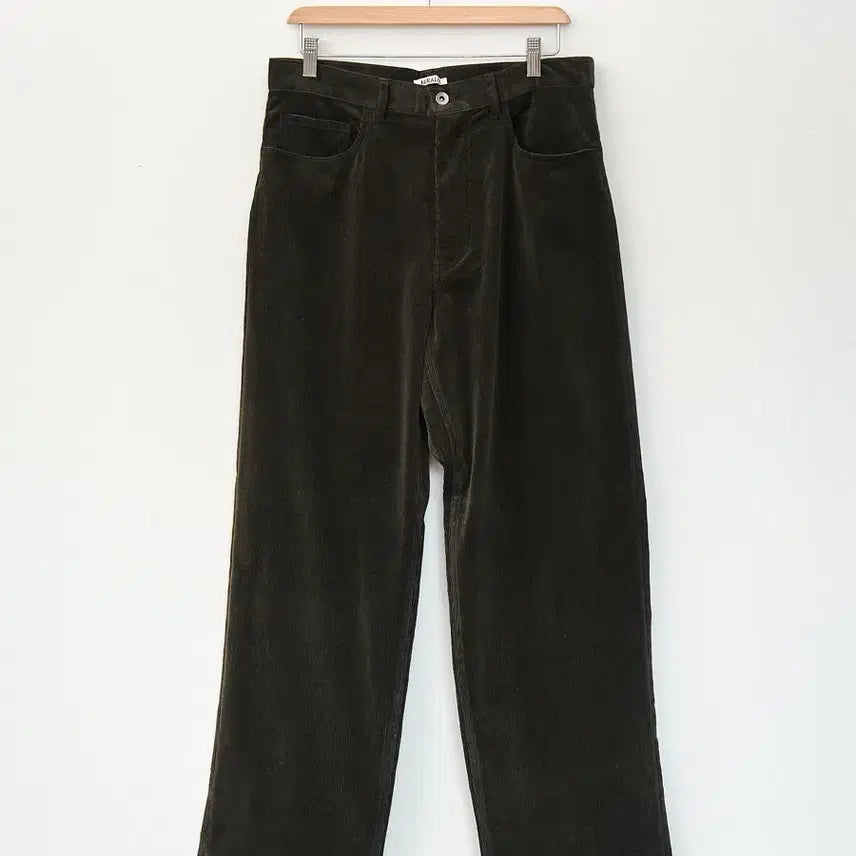 [BUNJANG] Auralee Finx Corduroy Pants Dark Brown Size 4 / AURALEE Finx Dark Brown Corduroy Pants