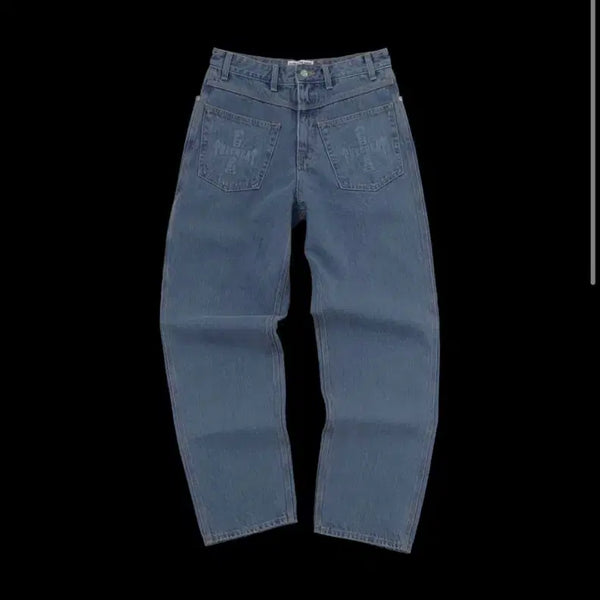 [BUNJANG] Alfred Iron Cross Reverse Denim Pants L / 알프레드 아이언 크로스 리버스 데님 팬츠 L