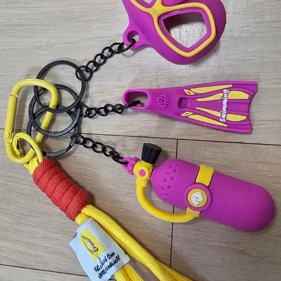 [BUNJANG] Scuba Diving Themed Keychain / 스쿠버 다이빙 키링
