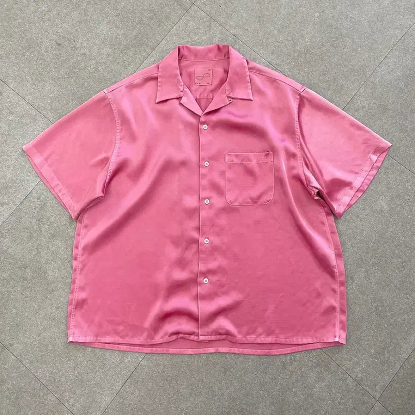 [BUNJANG] LTS Lost Town Supply Collaboration Short Sleeve Shirt Pink Size 2 / Lts 로스트 타운 서플라이 반팔 셔츠