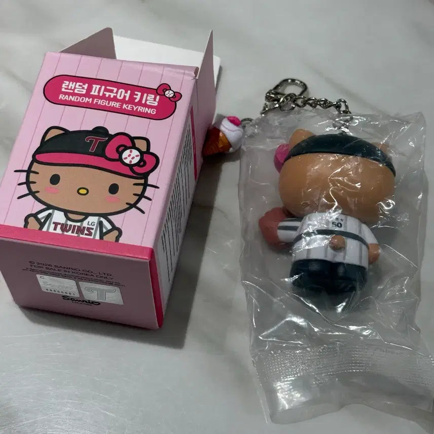 [BUNJANG] LG Twins Tanning Kitty Random Figure Keyring Jang Hyeon-sik / LG 트윈스 태닝키티 랜덤 피규어 키링 장현식