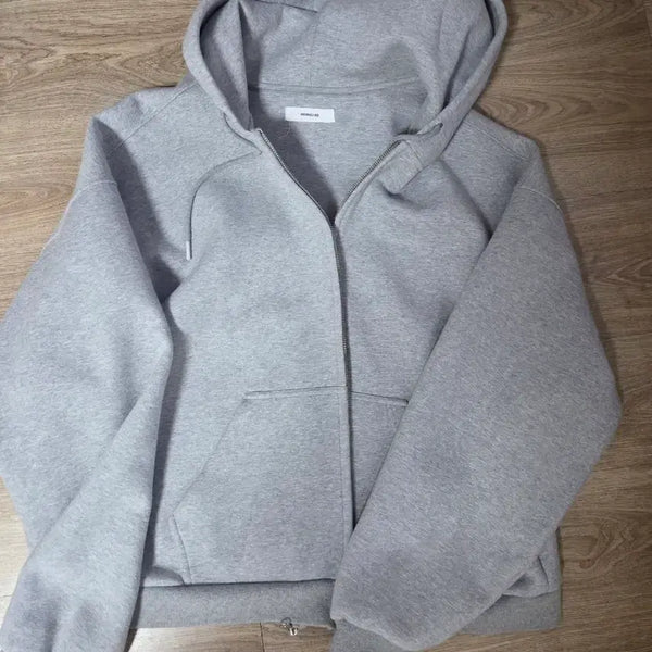 [BUNJANG] Nonnode Scuba Hooded Zip-Up Size 2 / 논노드 스쿠바 후드집업 2사이즈
