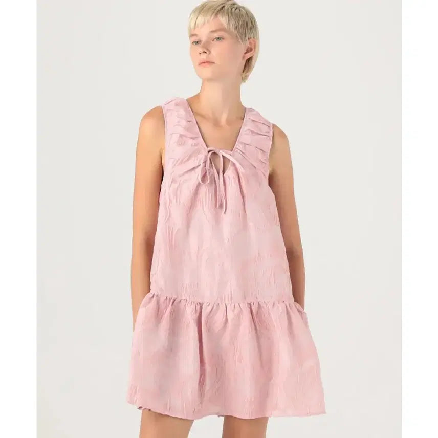 [BUNJANG] GANNI 24FW Claudine Mini Dress / 가니 24fw 클로케 미니 원피스