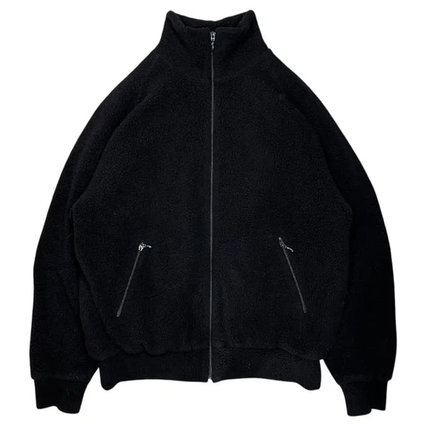 [BUNJANG] Comoli Black Wool Fleece Jacket / Comoli Black Wool Fleece Jacket