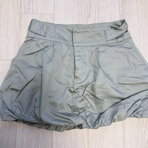 [BUNJANG] Sculptor Shirring Mini Skirt / 스컬프터 스커트