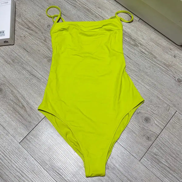 [BUNJANG] Arket Swimsuit Lime S / 아르켓 수영복