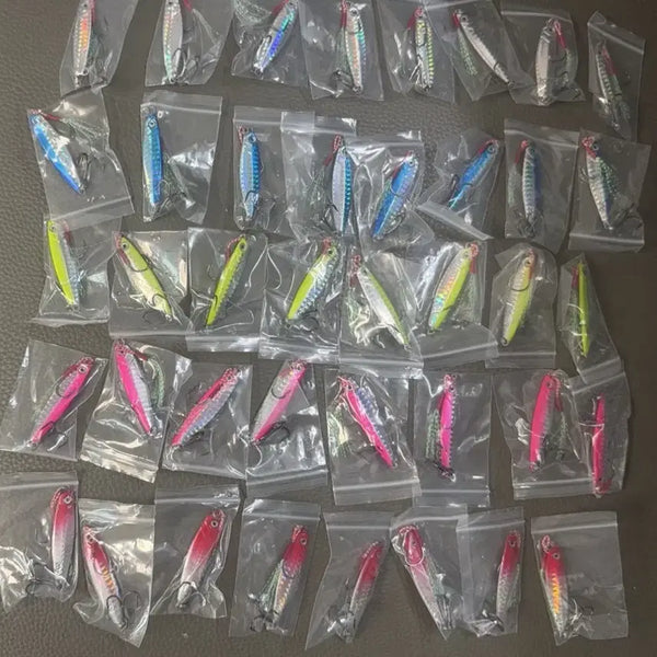 [BUNJANG] 20g Metal Lures (40 pcs, Individually Packaged) / 20g 메탈 루어 40개 개별포장