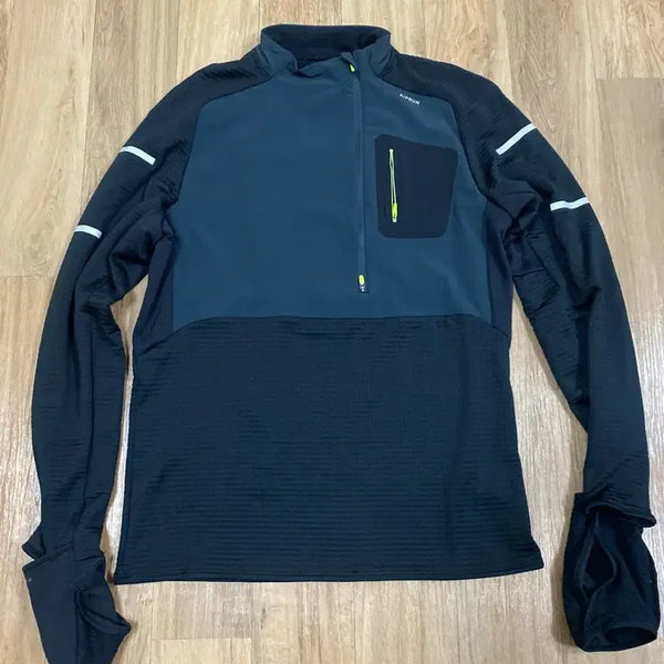 [BUNJANG] Decathlon Run Warm 900 Half-Zip Top - Men's Medium / 데카트론 런 웜 900 하프 집업 M