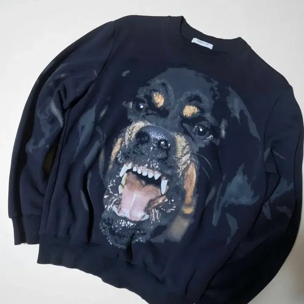 [BUNJANG] Givenchy Rottweiler Sweatshirt Black S / 14FW 지방시 로트와일러 맨투맨 블랙 S