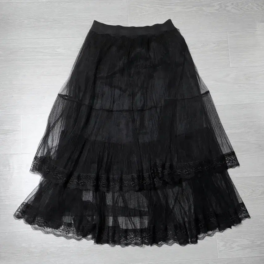 [BUNJANG] Gothic Floral Skirt / [고딕] 공겜 여주깔 양지뢰 플로럴 스커트