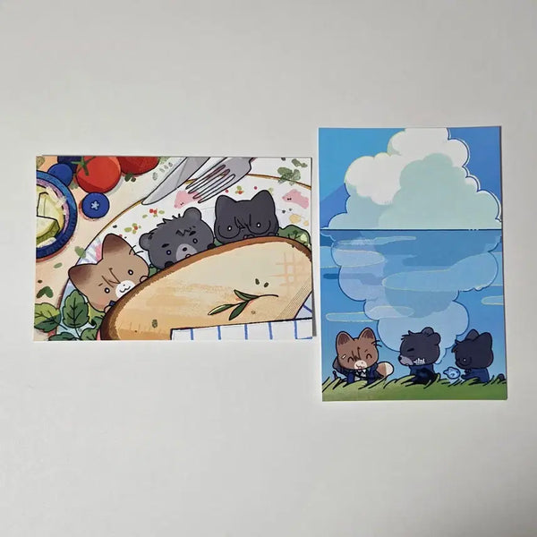 [BUNJANG] My Ghostly Commute Hyumoo Team 1 Printy Postcard Set Kim Soleum, Choi Yoewon, Ryu Jaegwan / 괴담출근 괴출 현무1팀 프린티 엽서 김솔음 최요원 류재관
