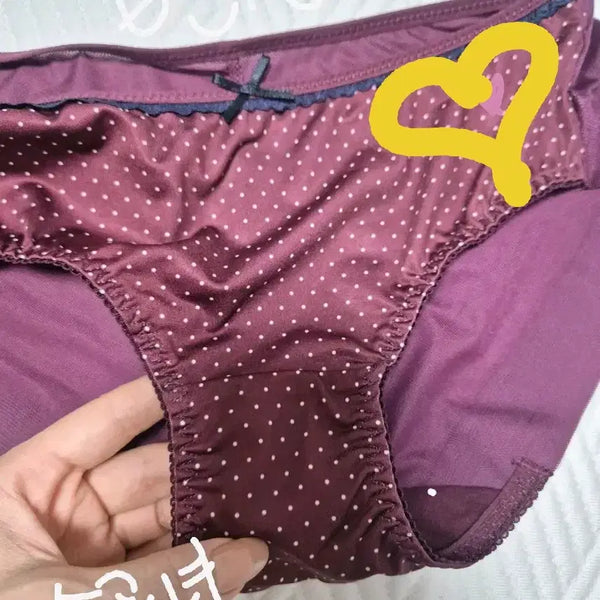 [BUNJANG] Women's Polka Dot Panties / 여성 속옷 도트 팬티 ( 중고 손세탁완료)