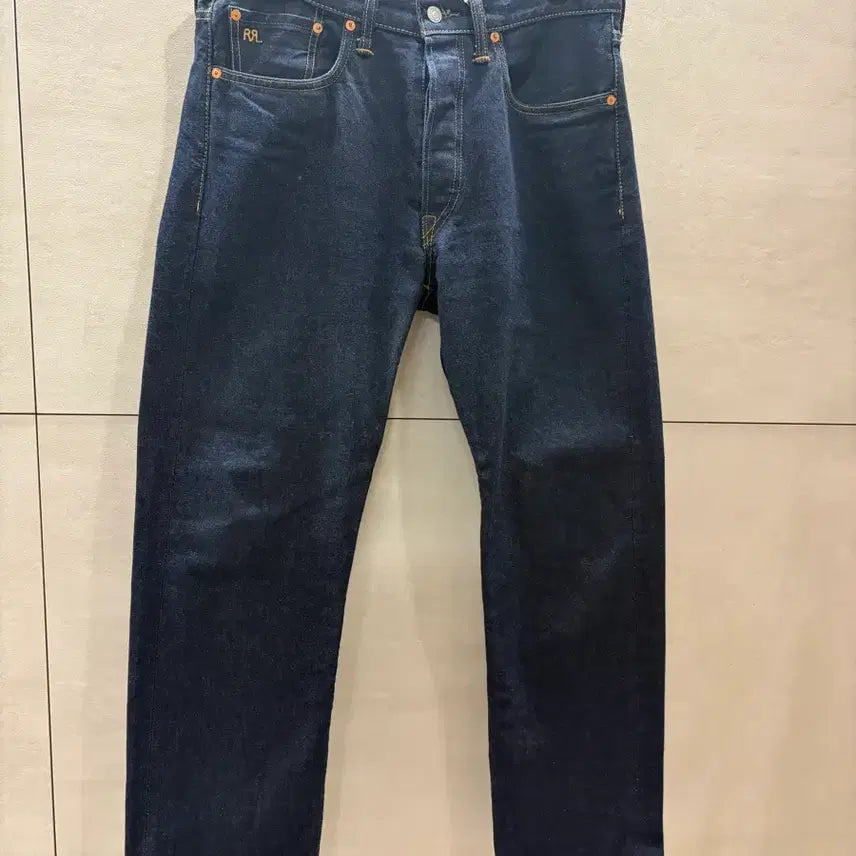 [BUNJANG] RRL Straight Fit Selvedge Denim Pants (Once Washed) / RRL 스트레이트핏 원스워시 셀비지팬츠 33사이즈