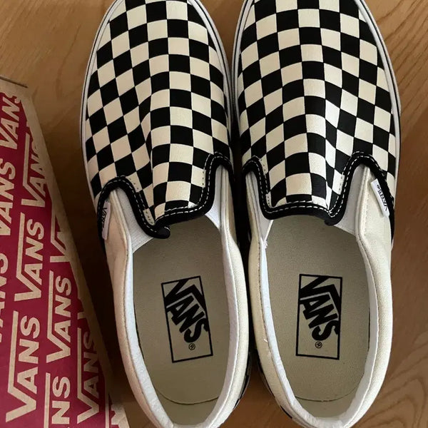 [BUNJANG] Vans Checkerboard Slip-On Shoes / 반스 체커보드 슬립온 250새제품