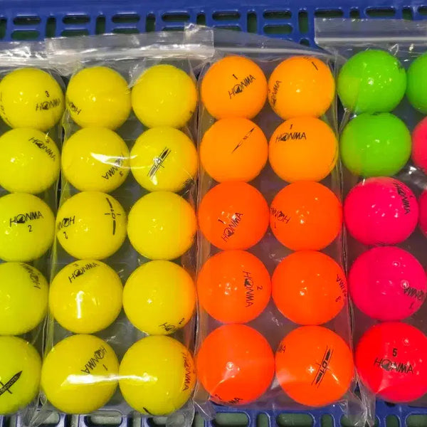 [BUNJANG] Honma Mixed Color Golf Balls (40 pcs, A+ Grade) Used / 혼마컬러골프공40개(A+급)로스트볼