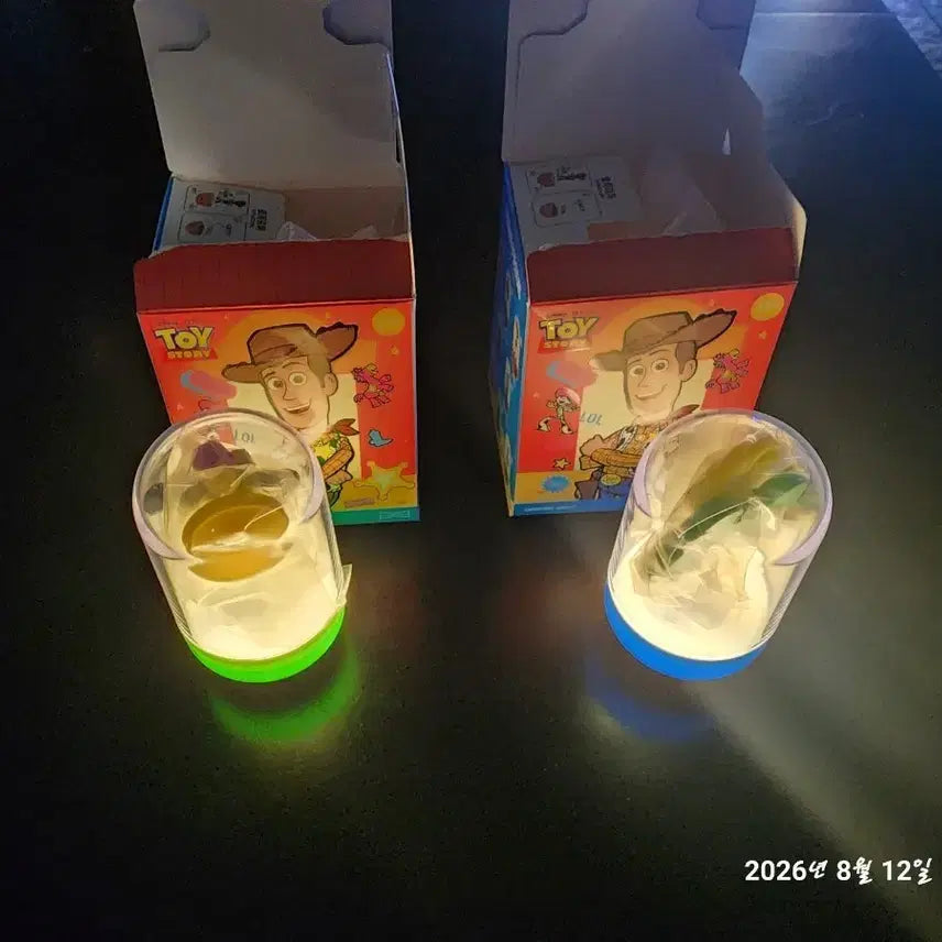 [BUNJANG] Disney Pixar Toy Story Buzz Lightyear & Lilypad Figure Lamp Set / 일괄) 토이스토리 피규어 램프 무드등 새상품
