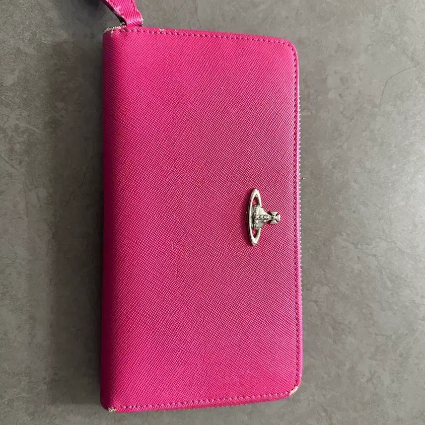 [BUNJANG] Vivienne Westwood Long Wallet Pink / 비비안웨스트우드 장지갑 핑크