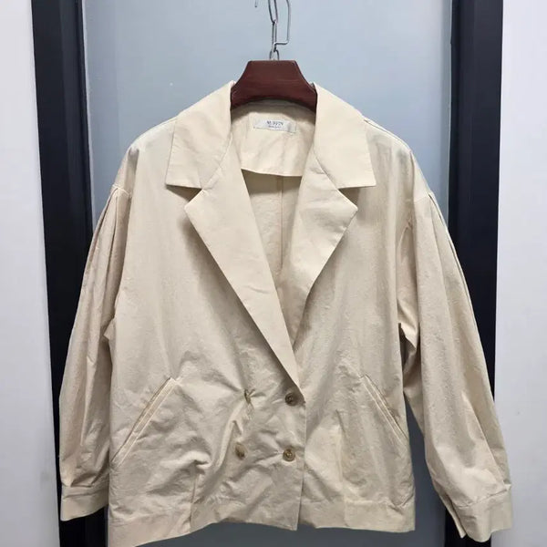 [BUNJANG] M.FFIN Volume Sleeve Cotton Jacket / 엠핀 m.ffin 볼륨소매 코튼 자켓