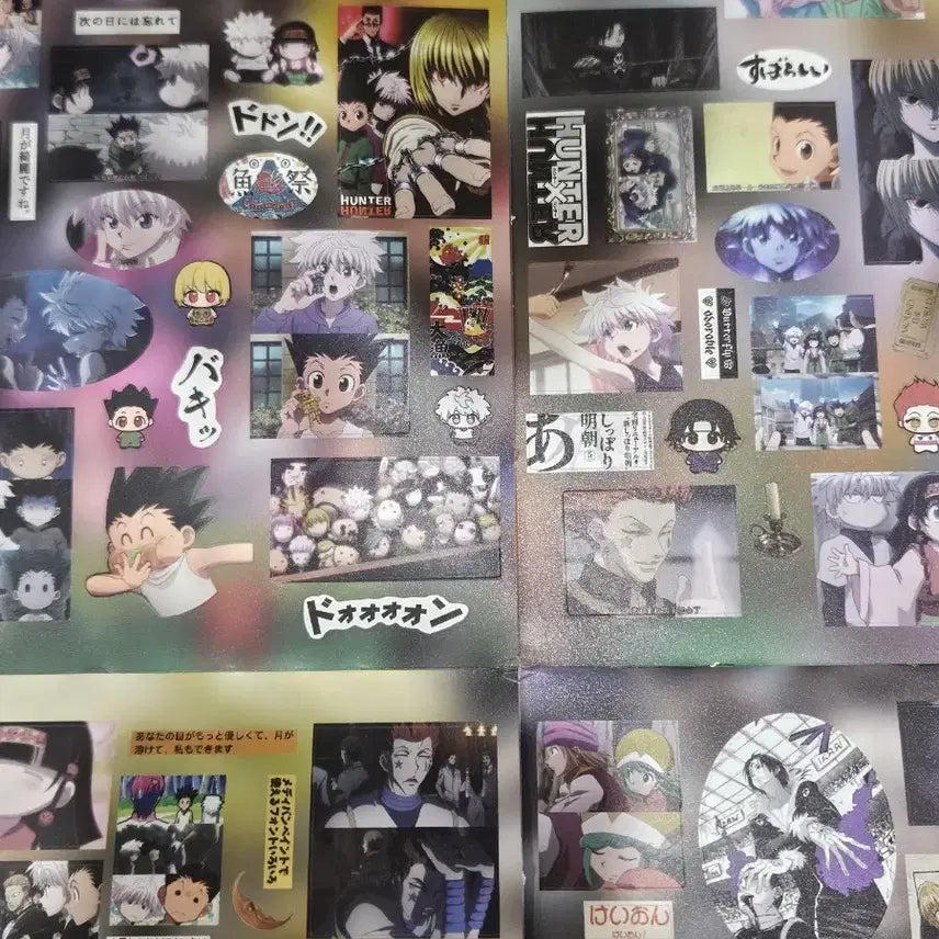 [BUNJANG] Hunter x Hunter Diary Decoration Sticker Set (8 Sheets) / 헌터헌터 다꾸스티커8장세트