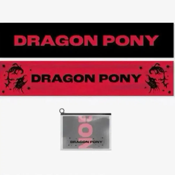 [BUNJANG] Dragon PONY 1st Anniversary Slogan & Pouch Set / 드래곤포니 1주년 기념 슬로건 판매 양도 낫아웃 팝업