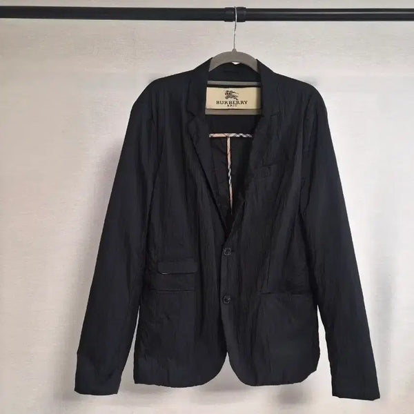 [BUNJANG] Imported Black Single Blazer / 수입 바스락 블랙 싱글 블레이저