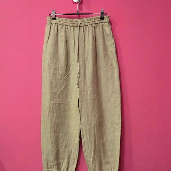 [BUNJANG] AILO Women's Linen Jogger Pants / 아일로 여성 린넨 밴딩 조거 팬츠 p469