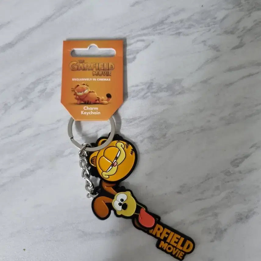 [BUNJANG] Garfield The Movie Charm Keychain / 가필드 더 무비 참 키링