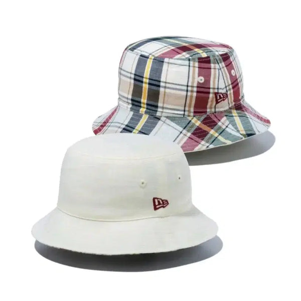 [BUNJANG] New Era Japan Black Label Madras Check Bucket Hat (XL) / 버킷햇(XL)뉴에라JAPAN블랙라벨(마드로스체크)