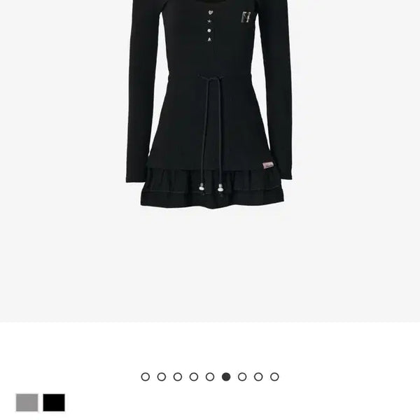 [BUNJANG] Bubble Newalrin Emblem Mini Dress / Bubble Newalrin emblem Mini Dress