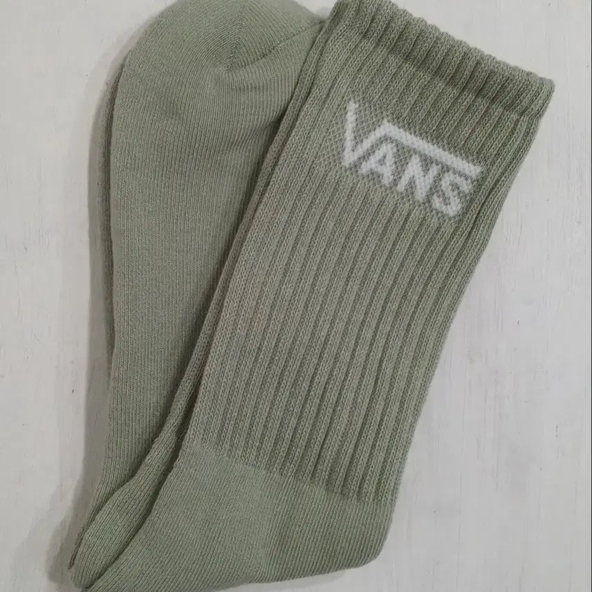 [BUNJANG] Vans Crew Socks L (275-310) Khaki / 반스 크루 삭스 ~310