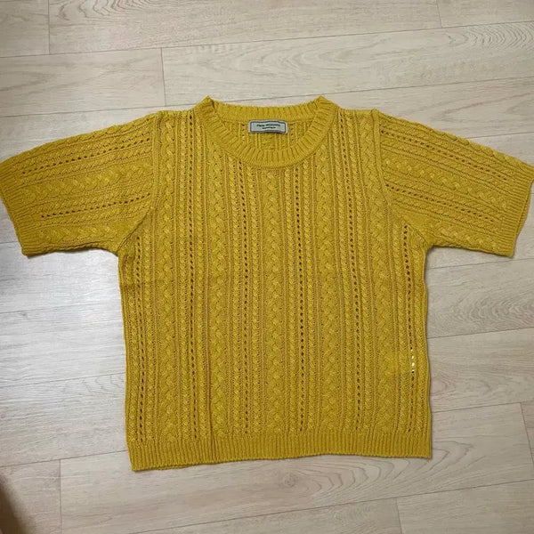 [BUNJANG] From Beginning Punching Twist Summer Knit / 새제품) 프롬비기닝 펀칭 꽈배기 여름니트
