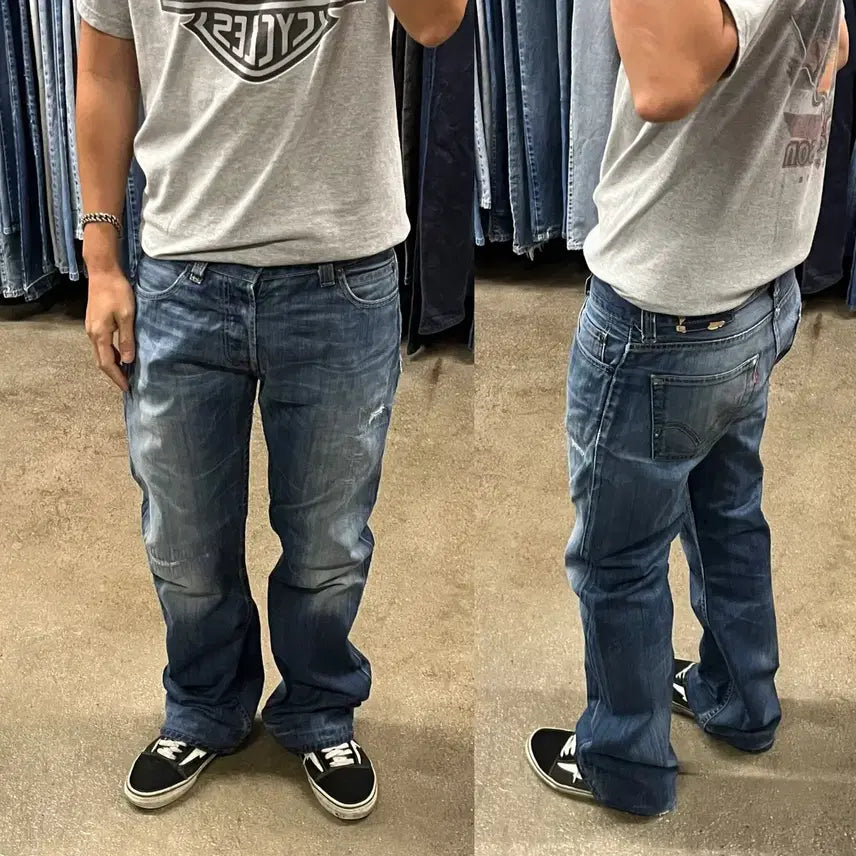 [BUNJANG] Levi's 512 Slim Bootcut Jeans (Repair, 33) / 00s 리바이스512 리페어 슬림 부츠컷 (33)