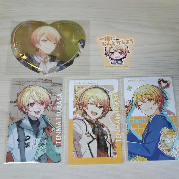 [BUNJANG] Project Sekai Tsukasa Tenma SekaLive Birthday Epics Set (Clear Card, Stamp Sticker) / 프로세카 프세카 굿즈 츠카사 세카라이 생일 이픽 + 하트 클리어 카드 + 스탬프 스티커 판매합니다