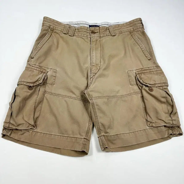 [BUNJANG] Polo Ralph Lauren Classic Utility Cargo Shorts Beige / (36) 폴로 랄프로렌 클래식 유틸리티 카고 반바지 베이지