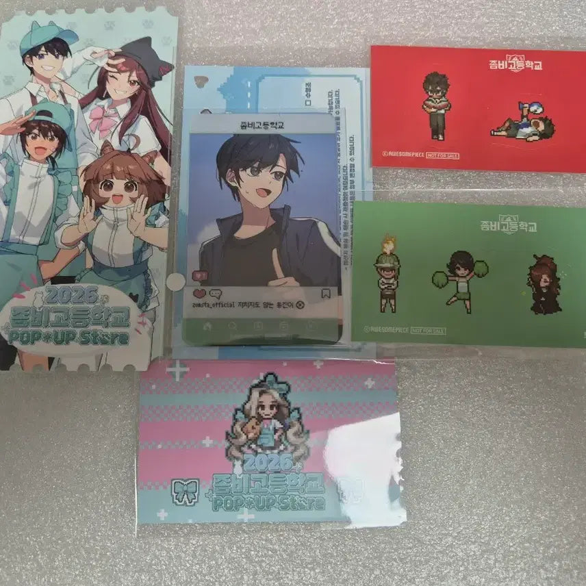 [BUNJANG] Zombie Go Pop-up Original Ticket Bundle Set (Nam Dong Jin) / [일괄] 좀비고 팝업 입장 특전 남동진 5만원 오리지널 티켓 포함