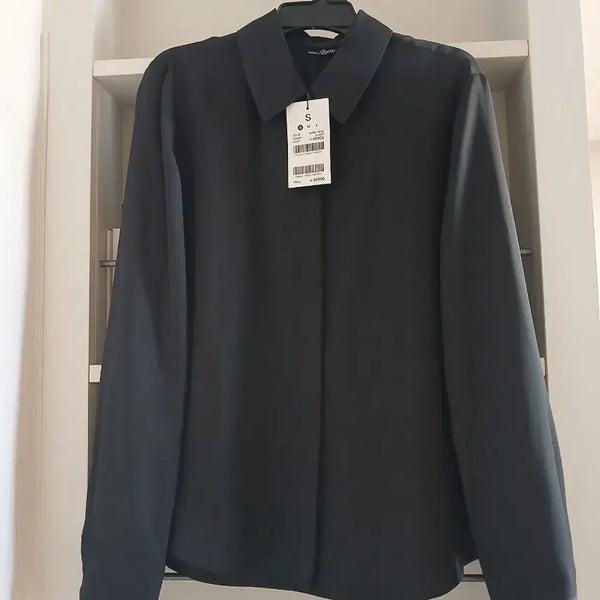 [BUNJANG] Roem Black Shirt / 로엠 블랙 셔츠