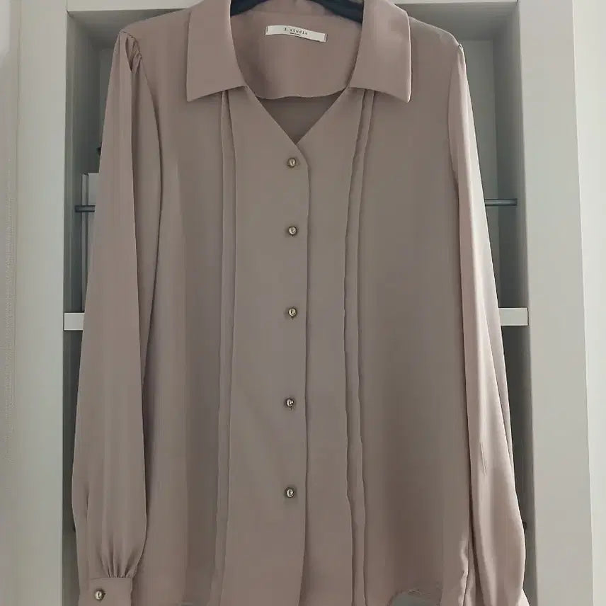 [BUNJANG] Attirance Brown Shirt / 아뜨랑스 브라운 셔츠