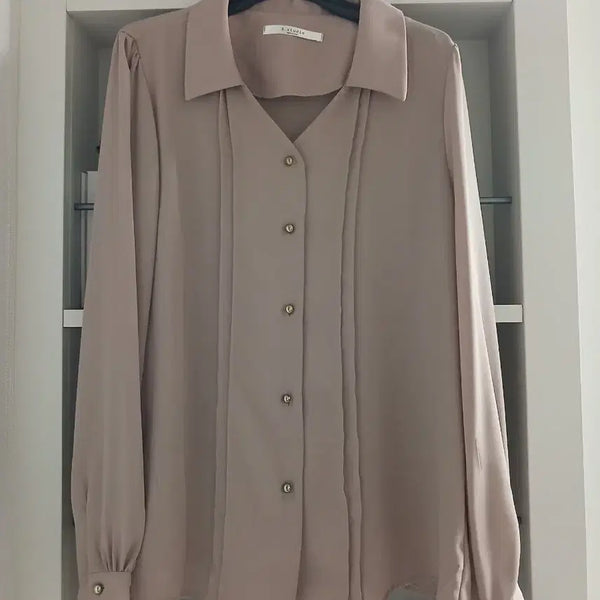 [BUNJANG] Attirance Brown Shirt / 아뜨랑스 브라운 셔츠