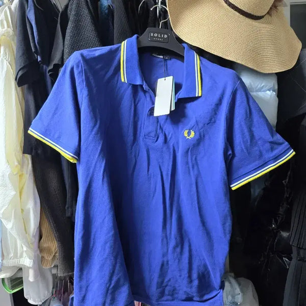 [BUNJANG] Fred Perry Polo Shirt L Blue / 프레드페리 카라티 L 블루 새상품