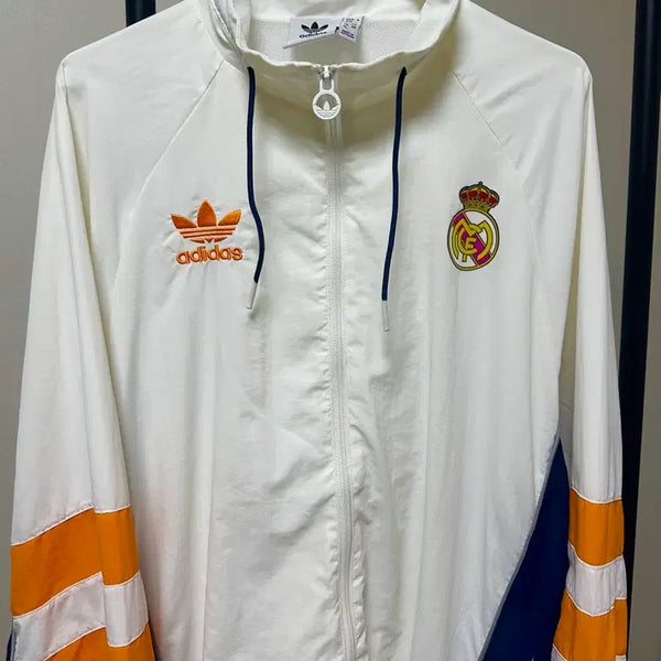 [BUNJANG] Adidas Real Madrid Vintage Windbreaker Jacket XL / 아디다스 레알마드리드 빈티지 바람막이 XL