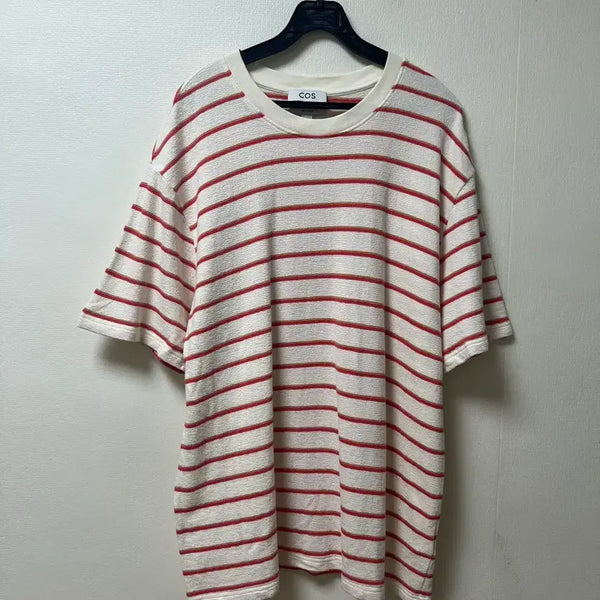 [BUNJANG] COS Men's Striped Short Sleeve T-Shirt / 코스 남성 반팔티 100